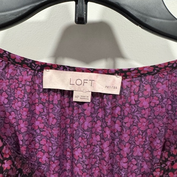 LOFT medium petite Fall dress long sleeve - Picture 3 of 4